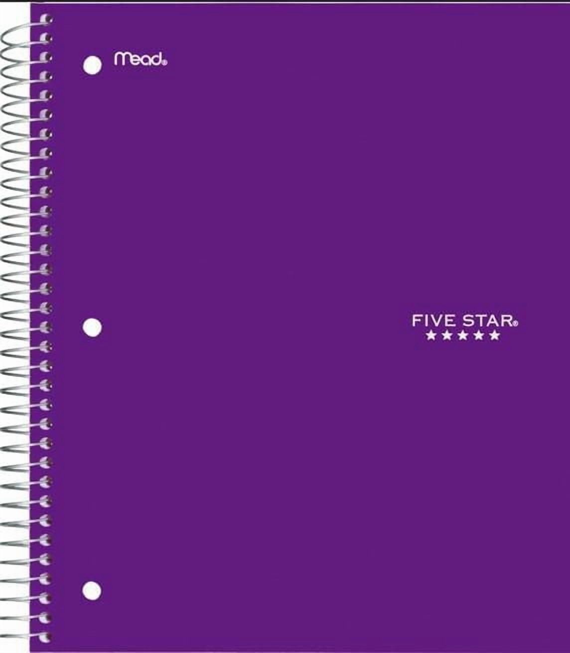 Cahier Five Star 2 sujets 240pg 11po, paquet de 12