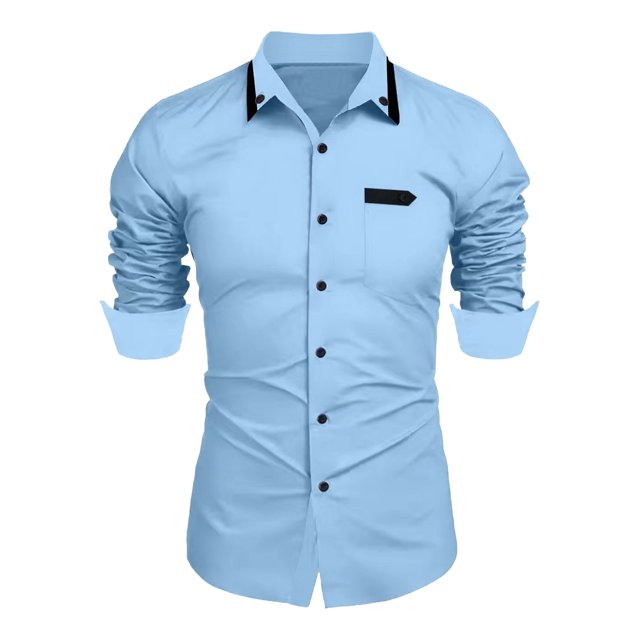 GigrtiJin Mens Button down Shirts Fall Long Sleeves Loose Solid Color Shirts Casual Fashion Work Tops Blouses