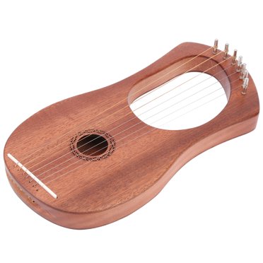 Clé à Tour Harpe à Cordes, Harpe à Lyre à 7 Cordes, Palissandre pour Amis Enfants