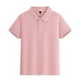 thumbnail image 1 of Polo Garçon Polo Uni Chemise de Rugby Polo à Manches Courtes Garçons 7-8 Ans, 1 of 4