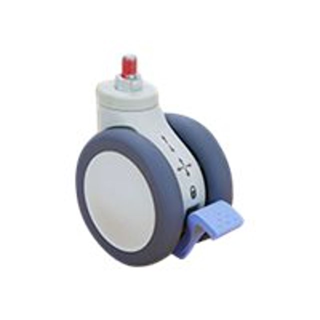 Ergotron SV 3-Function - Locking casters for cart - for Ergotron SV40, SV41, SV42, SV43, SV44; StyleView SV42