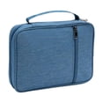 thumbnail image 1 of Tachiuwa Housse de Bible Étui Porte-Bible Sac à Main Sac de Jour Décontracté avec Poche Zippée Housse de Transport Multifonction Imperméable Bleu, 1 of 9