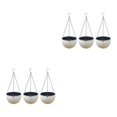thumbnail image 4 of Wweixi 3pieces Stylish Planters For Hanging Pot Flower Plant Hanging Garden beige S 2Set, 4 of 6