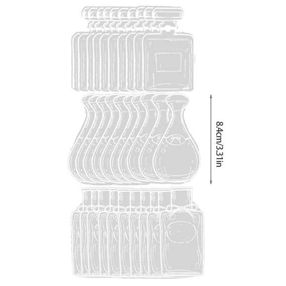 EGNMCR Décorations Scènes Extérieures 30 Pcs Signets Transparents à Fleurs Séchées, Signet à Fleurs Séchées Bricolage, Signets Faits Maison, Beaux Signets à Fleurs, Autocollants en Verrerie the Bookmark