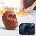 thumbnail image 1 of EGNMCR Large Skull Cake Pan Haunted Baking Cake For Halloween And Birthday Party baking mold, 1 of 5
