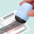 thumbnail image 1 of Oleegame 1PC Ten Dollar Items Random Confidential Single Applicator Information Photosensitive Privacy Express Roller Seal Seal Code Alteration Personal Office Stationery 1ML Blue, 1 of 9