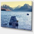 thumbnail image 2 of Lake in Glacier National Park - Large Seashore Canvas Print, 2 of 3