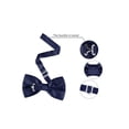 thumbnail image 3 of INSPIRE CHIC Accessoires de Nœud Papillon pour Homme Sangle Ajustable Formel Uni Smoking Pré-Noué Bleu Foncé, 3 of 5