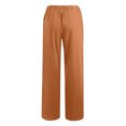 thumbnail image 4 of FNFYFH Clearance Ladies Plus Size Casual Long Linen Pants Solid, 4 of 5