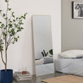 thumbnail image 2 of NeuType Full Length Floor Mirror Rectangular Gold 44"x16", 2 of 7