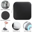 thumbnail image 3 of DVD Case, 48 Capacity Black CD Hard Plastic Case Storage Holder Wallet, 3 of 6