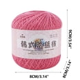 thumbnail image 3 of Clearance Tyidzon Wool Yarn for Crocheting Soft Crochet Thread Yarn, Lightweight Wool Yarn for Crochet Hand Knitting Crocheting Crafting, 3 of 5