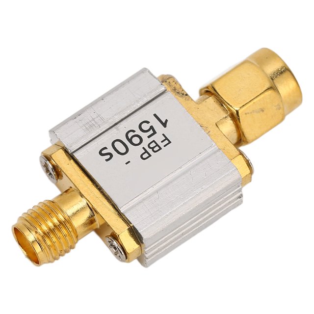 Filtre Passe-Bande pour Scie GPS, Réduit le Bruit Filtre Passe-Bande de Positionnement Satellite Structure Plaquée Or 24K pour GLONASS pour Système d'Antenne Passive