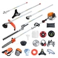 thumbnail image 3 of Multi-Functional Trimming Tool, 52CC 2-Cycle Gas Powered Hedge Trimmer, Weed Eater, String Trimmer, Brush Cutter, Edger, Pole Saw Chainsaw Pruner with Extension Pole, 3 of 7