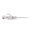 thumbnail image 2 of C2G 10ft Cat6 Ethernet Cable - Slim - Snagless Unshielded (UTP) - White - Patch cable - RJ-45 (M) to RJ-45 (M) - 10 ft - UTP - CAT 6 - molded, snagless - white, 2 of 2