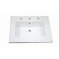 thumbnail image 2 of American Imaginations 25-in. W 3H8-in. Ceramic Top Set In White Color - Drain Incl. AI-33123, 2 of 9