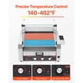 thumbnail image 3 of VEVOR 30 Hot Dog 11 Roller Electric Grill Cooker Machine Bun Warmer Cover 1950W, 3 of 9