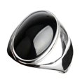 thumbnail image 1 of Stainless Steel Artificial Cat Eye Stone Ring Titanium Steel Ring, 1 of 3