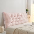 thumbnail image 3 of Coussin Rose de Chevet Coussin de Chambre Dossier de Lit Tatami Coussin Doux Lit Sofa, 3 of 6