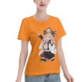 thumbnail image 2 of T-Shirt Basique à Manches Courtes pour Femmes Demon Slayer : Koiju et Nidouzi, 2 of 6