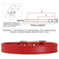 thumbnail image 3 of Faux Leather Collar Metal Buckle Pet Collar Adjustable Pet Collar for Small Dogs, 3 of 10