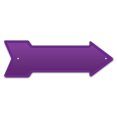 thumbnail image 1 of SignMission P-ARROW12-999654 Panneau Flèche Violette 12 x 36 Po. de Large, 1 of 1