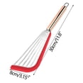 thumbnail image 3 of TopLLC Nonstick Spatula Turner Stainless Steel Fish Spatula With Silicone Kitchen Slotted Spatula Turner, 3 of 5
