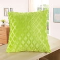 thumbnail image 1 of Housse de Coussin Peluche Housse de Coussin Lombaire de Sofa Décoration Maison Uni Coloré, 1 of 2