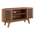 thumbnail image 2 of Modway Render Mid-century Modern Low Profile corner Media TV Stand in Wal, 15 x 46 x 23, 2 of 10