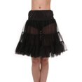 thumbnail image 1 of Déguisements Amusants Adulte Crinoline Noire Longueur Genou, 1 of 1