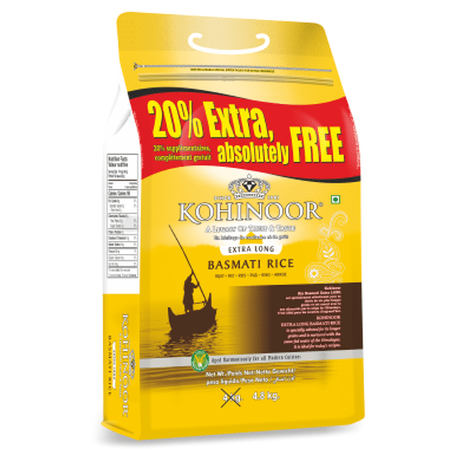 Riz Basmati Gold Kohinoor 4KG