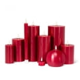 thumbnail image 3 of Set of 4 Red Led Pillar Candle, 3 of 3
