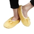 thumbnail image 2 of CHOK Adult Super Soft Warm Cozy Fuzzy Soft Touch Slippers Non-Slip Lined Socks  Assortment B  Medium 3 Pairs, 2 of 4