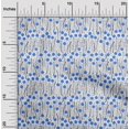 thumbnail image 2 of oneOone Viscose Chiffon Blue Fabric Abstract Floral Craft Projects Decor Fabric Printed By The Yard 42 Inch Wide, 2 of 5