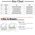 thumbnail image 2 of Virmaxy Womens Wireless Bra Solid Color Soft and Comfortable Gathered Large Bra Solid Color Soft and Comfortable Without Steel Rings Gathering To A Large Bra Blue-3 XL, 2 of 4
