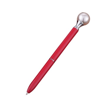 Large Pearl Decor Metal Ballpoint Pen 0.7mm refill ballpen Black Refill Office School Stationery Supplies Ballpen Gifts