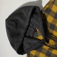 thumbnail image 3 of aohooy Big and Tall Mens Flannel Jacket - Trendy Casual Button Down Plaid Long Sleeve Fall Jackets Shacket with Pockets Yellow,L, 3 of 6