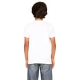 thumbnail image 3 of Bella Canvas Jersey Short-Sleeve Tee 3001Y, S, White, 3 of 4