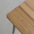 thumbnail image 4 of AmeriHome FFBAT25 25.75 x 17 Inch Adjustable Height Folding Bamboo Table With Carry Bag, 4 of 5