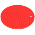 thumbnail image 2 of Table Placemat, Easy To  Lightweight Food-grade Silicone Material Convenient To Use Insulation Pad  For Microwave For Home For Family Red, 2 of 8