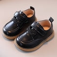 thumbnail image 2 of Wdgfv Chaussures de Randonnée pour Garçons Mode Automne Espadrilles Décontractées pour Garçons Semelle Épaisse Bout Rond Fermeture à Boucle Non Légères Confortables Chaussures de Marche Quotidiennes Noires 2-2,5 Ans, 2 of 4