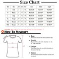 thumbnail image 3 of Yuyuzo Hauts de Sortie pour Femmes Manches Courtes Col en V Profond Ajusté Extensible Basique, 3 of 7