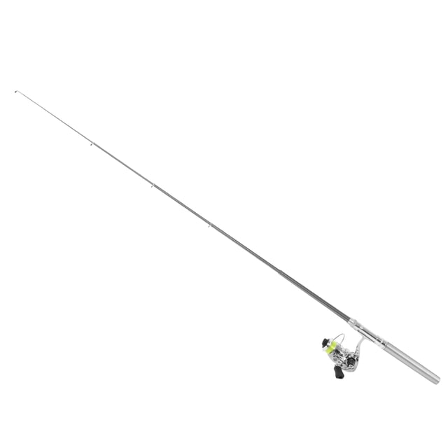 Fishing Portable Mini Pen Shape Fishing Rod Pole Pocket Retractable Fishing Rod with Reel Wheel