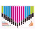 thumbnail image 1 of 17 Keys Kalimba Scale Thumb Piano Note Sticker Learner Tools for Beginner Gifts, 1 of 6