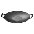 thumbnail image 2 of LSLJS Rond Fer Rôtir Crevettes Lisse Antiadhésif Rôtir Fer Rôtir Pique-Nique Extérieur Portable Barbecue Cuisinière à Cassette Universelle, Poêles de Gril, 2 of 7