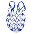 thumbnail image 1 of Mesh Ball Bag Basketball Ball Basketball Multifunctional Carry Mesh Basketball Ball Carry Mesh Storage Multifunctional Net Bag Holder Blue White, 1 of 9