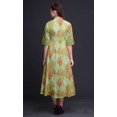 thumbnail image 3 of Bimba Robe Chemise Océan à Boutons Imprimée Col Mandarin Manches Retroussables - X-Grand, 3 of 5