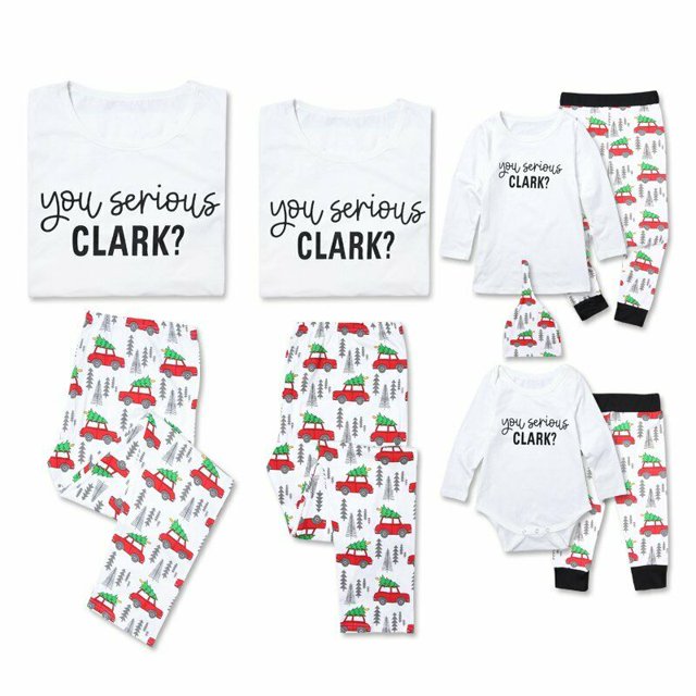 Ensemble de Pyjamas de Nuit de Noël pour Adultes, Femmes, Enfants et Famille