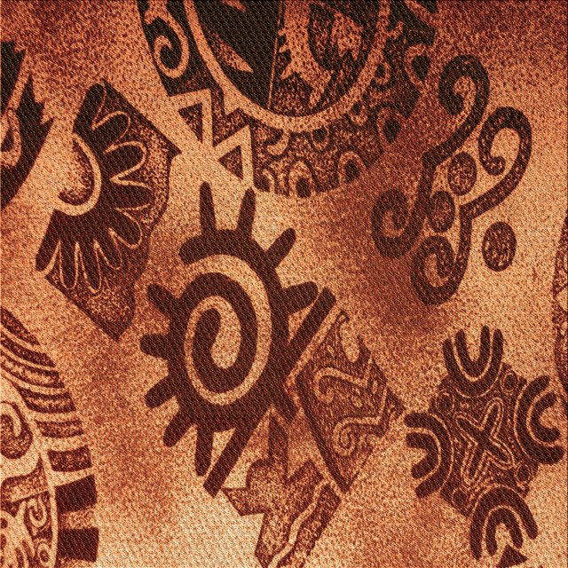 Ahgly Company Tapis d'Intérieur Lavable à la Machine, Carré, Transitionnel, Rouge Cramoisi, Tapis de Zone, 5 Pieds Carré