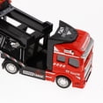 thumbnail image 4 of 1/48 Scale Diecast Transport Car Educational Vehicles Toy for Kids Toddlers - Red, 4 of 8